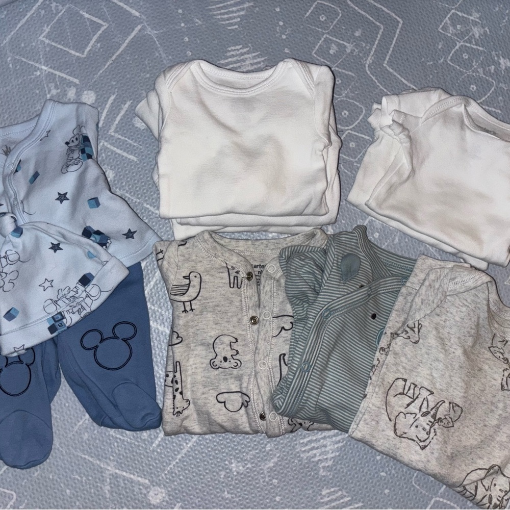 12 piece Newborn Clothing Bundle 
Carter’s & Disney